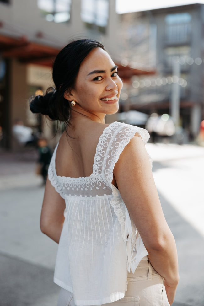 The Elise Lace Top