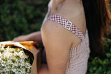 The Everly Gingham Cotton Midi Dress