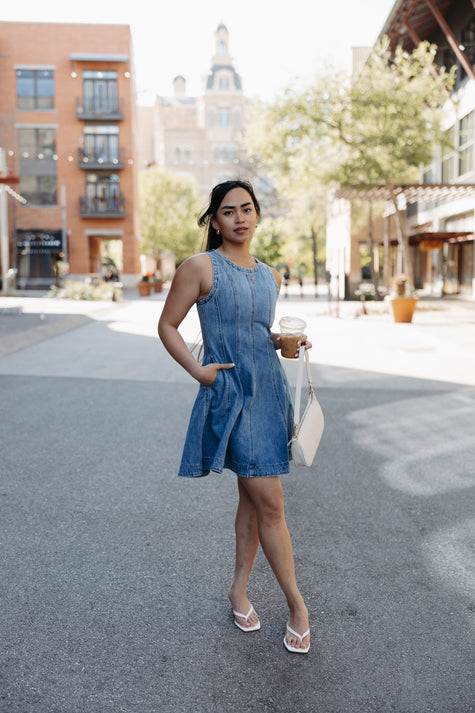 The Camille Denim Dress