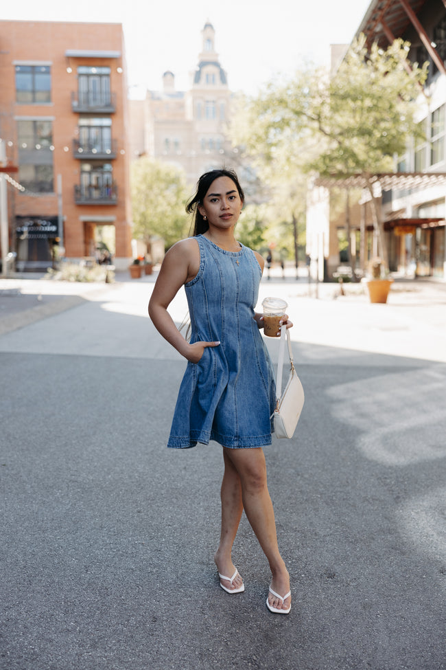 The Camille Denim Dress