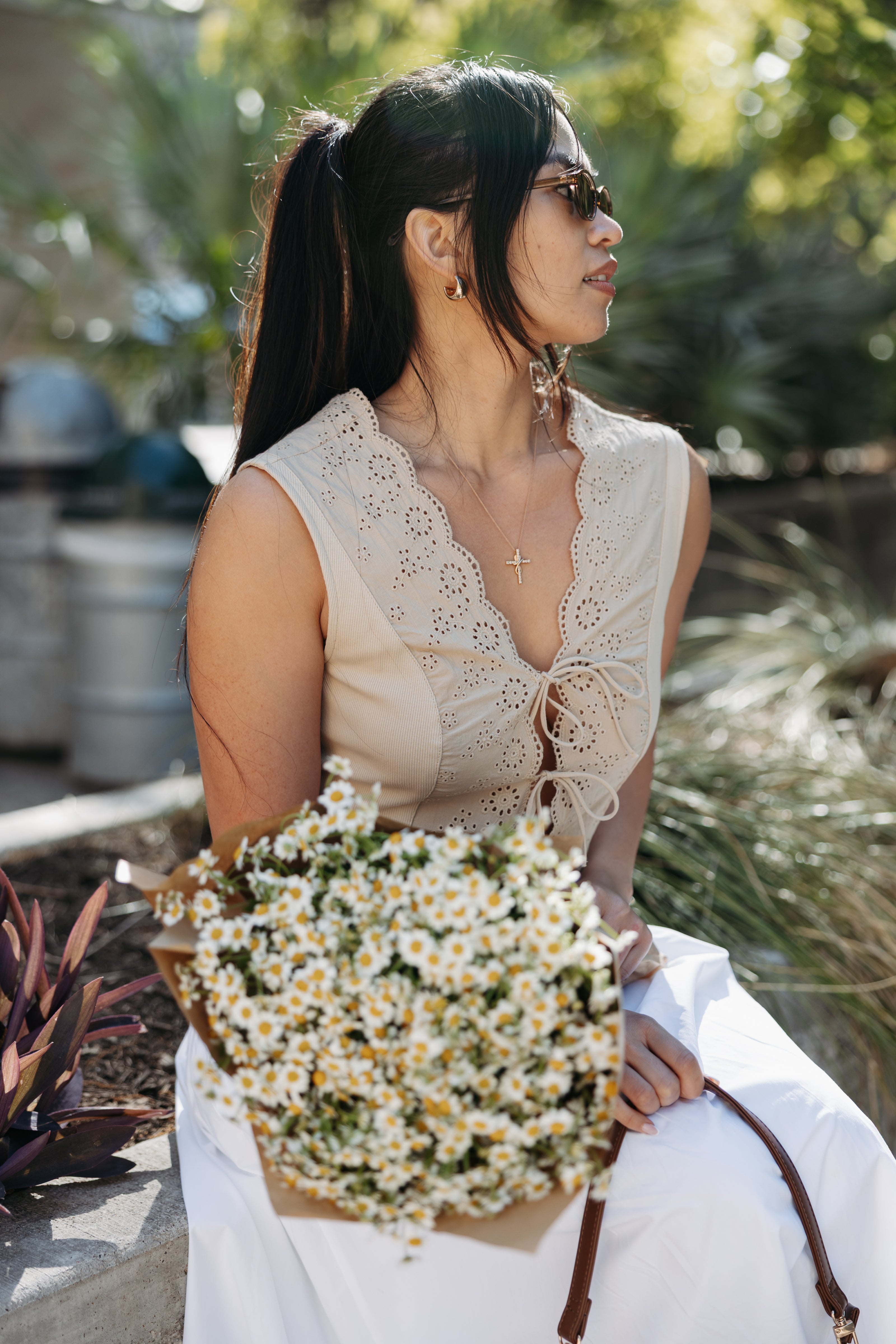 The Isla Eyelet Top